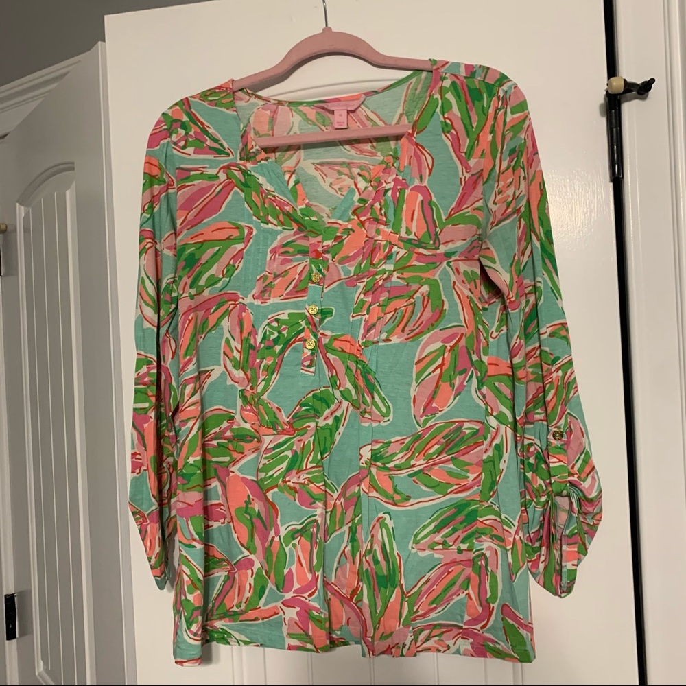 Lilly Pulitzer printed top - size M